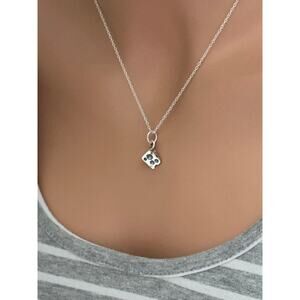 Sterling Silver Gouda Cheese Charm Necklace